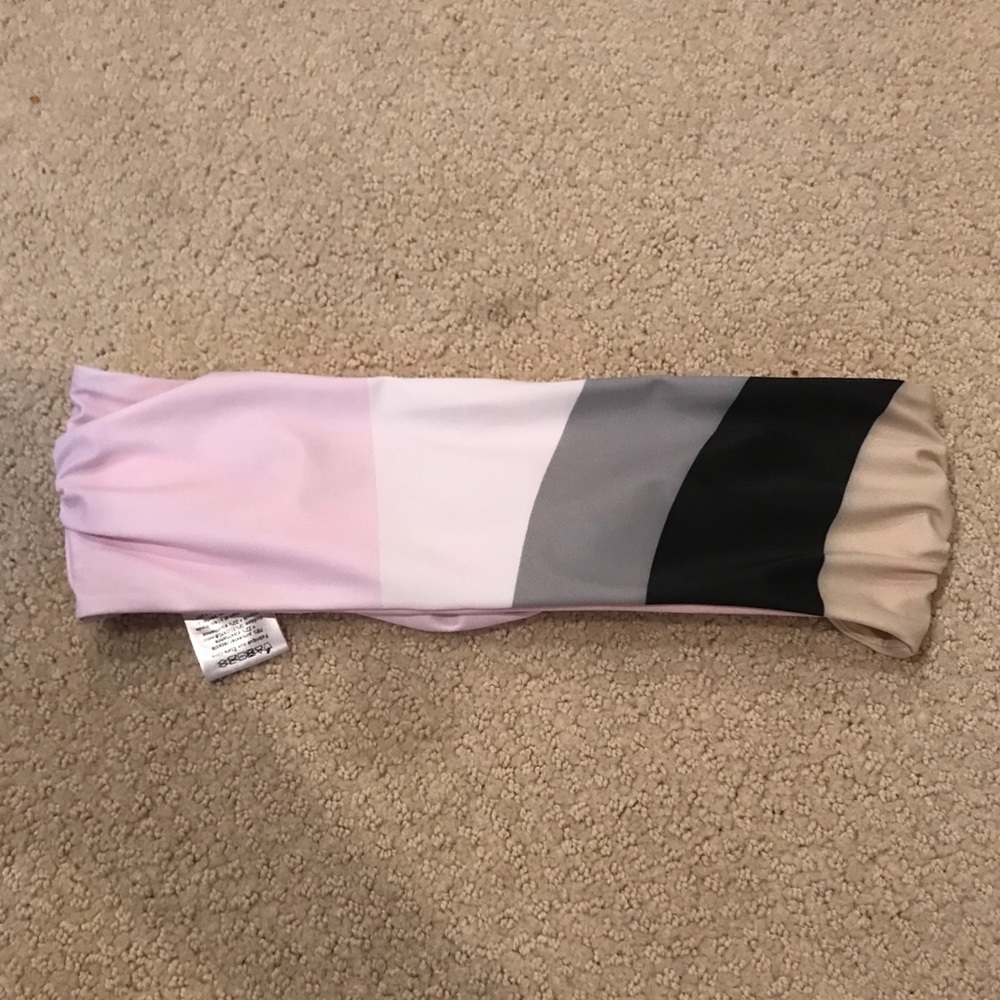 Mara Hoffman colorblock bandeau bikini